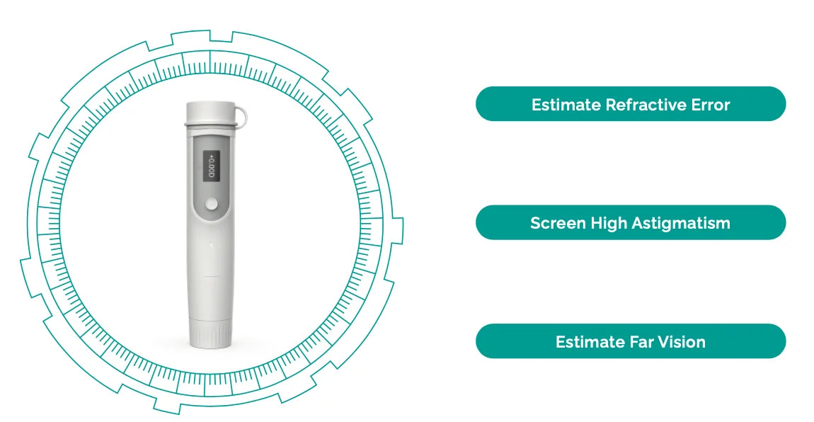 Portable Optical Refractor for Amblyopia & Vision Check