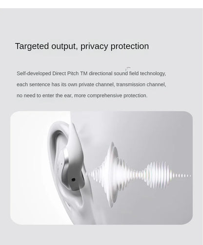 Wireless Blue Open-Ear Headphones for Running & Gym