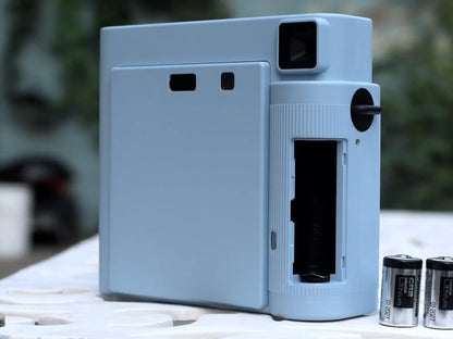 Instant Square Film Camera Portable One Shot Photo White