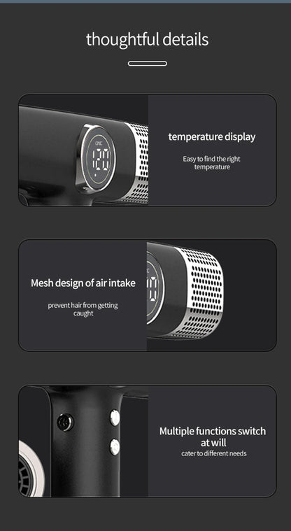 Professional 5 in 1 Hair Dryer Brushless Ionic Styler 1800W