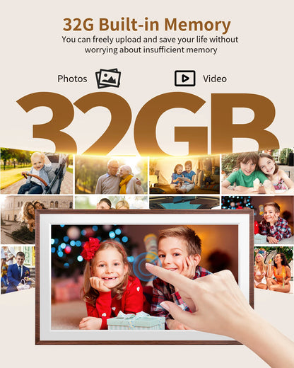 15.6" WiFi Digital Photo Frame with 32GB Storage