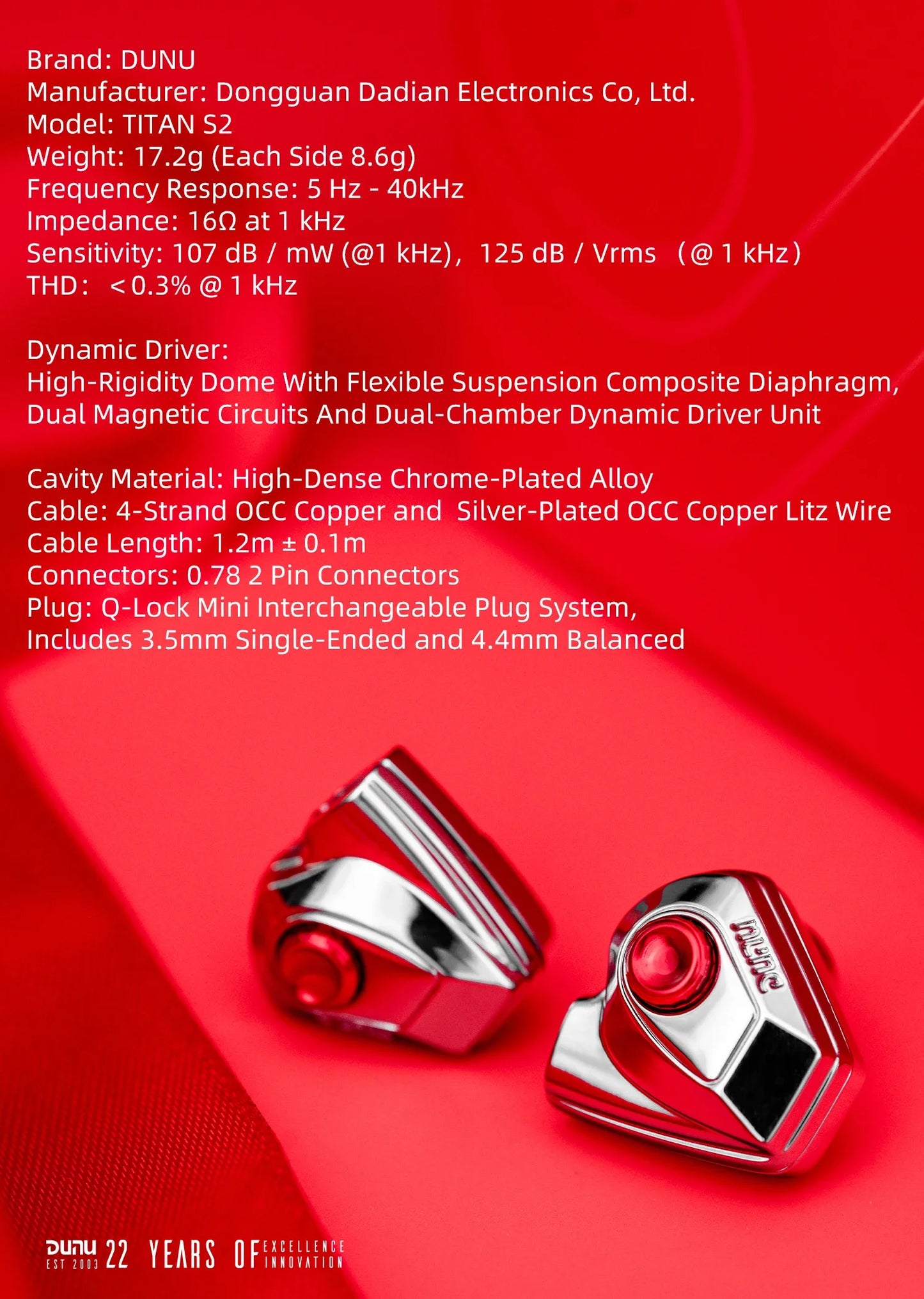 Silver Earphones Magnetic Circuit Dynamic Driver Clear Audio