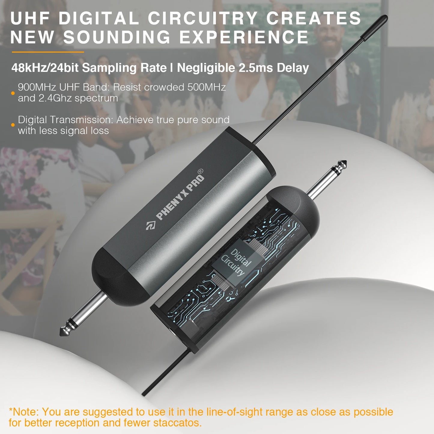 Professional 900MHz Handheld Wireless Microphone for Church