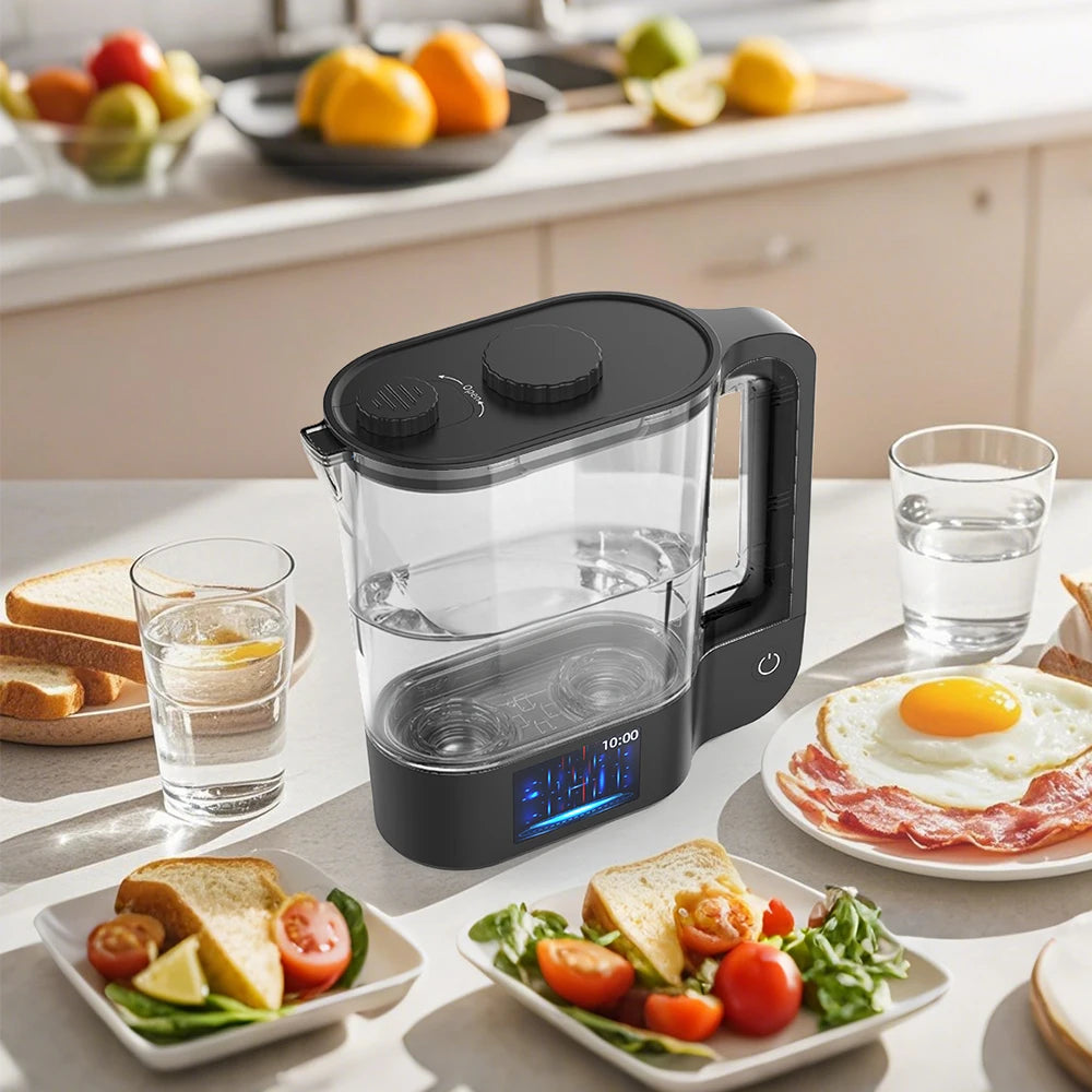 Portable 64oz Hydrogen Water Ionizer Pitcher Generator Machine