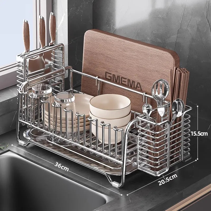 Full 36x20cm Stainless Steel Kitchen Drying Rack