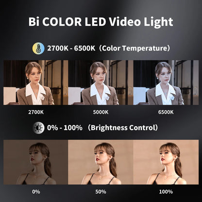 100W Pocket LED Studio Light Adjustable 2700K-6500K