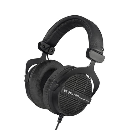 250 Ohm Black Open-Back Studio Headphones for Mixing