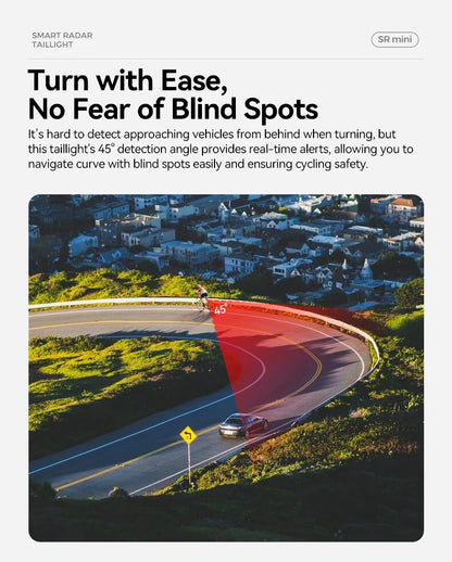 Cycling Smart Taillight with Brake Alert Safety Light