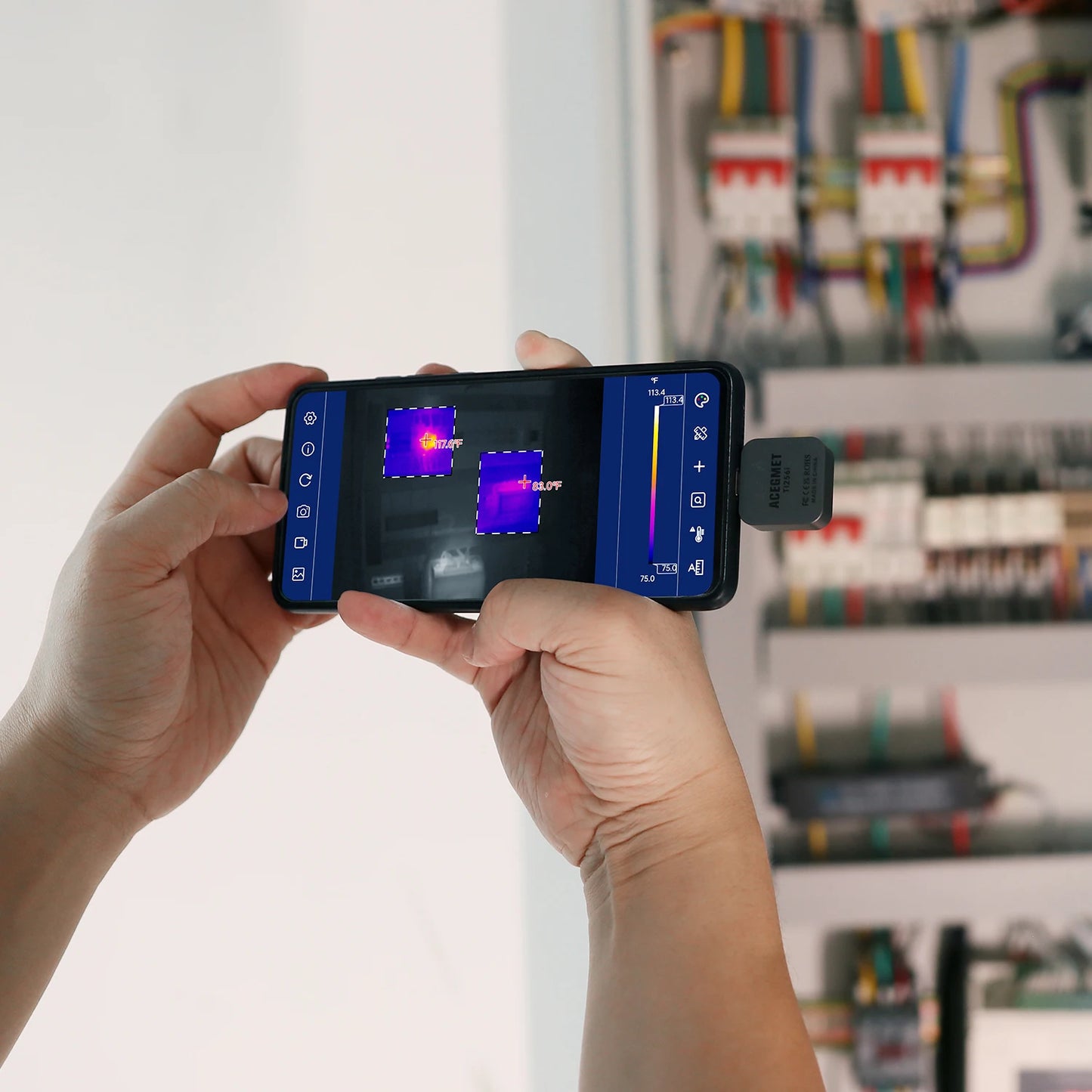 High Resolution Thermal Camera for Mobile Phone Repair