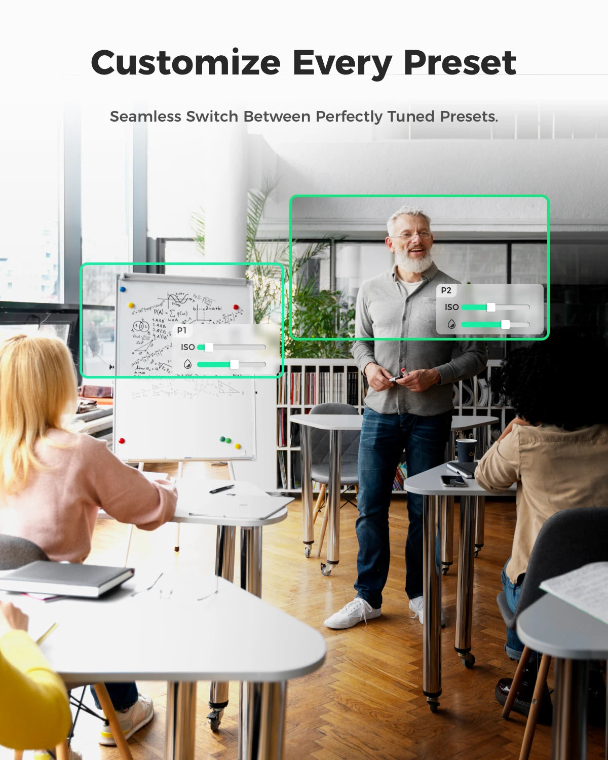 Smart 1080p Webcam with AI Gesture Control