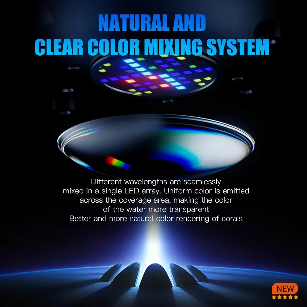 100W WiFi LED Coral Light Full Spectrum Marine Tank