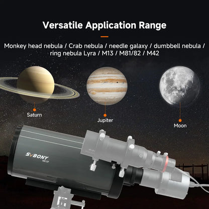 Compact Maksutov Telescope for Moon Planets and Nebulae