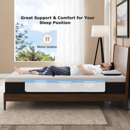King Single Memory Foam Mattress EuroTop No Spring