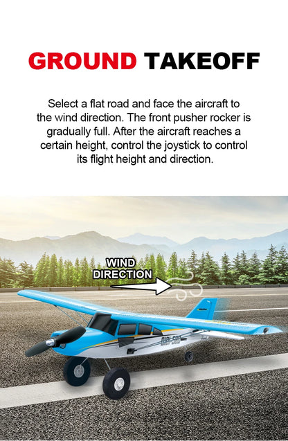 Red 4CH Brushless RC Plane with Fixed Wing