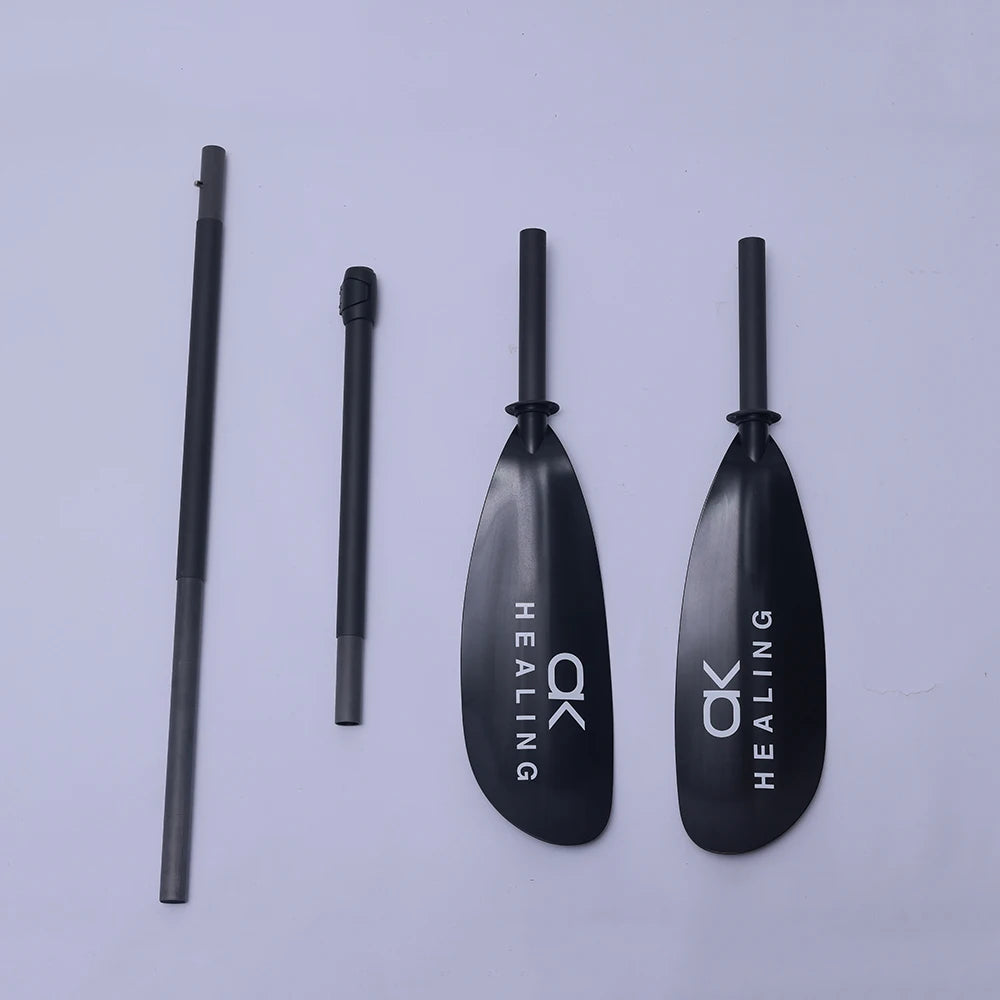 Portable 4 Section Kayak Paddle Fibreglass Oar for Boats