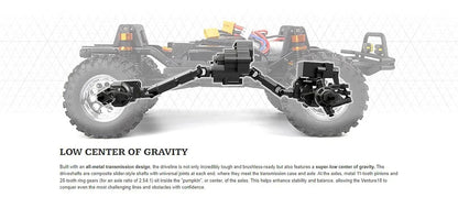 High Speed 4WD Brushless RC Crawler 1/18 Red