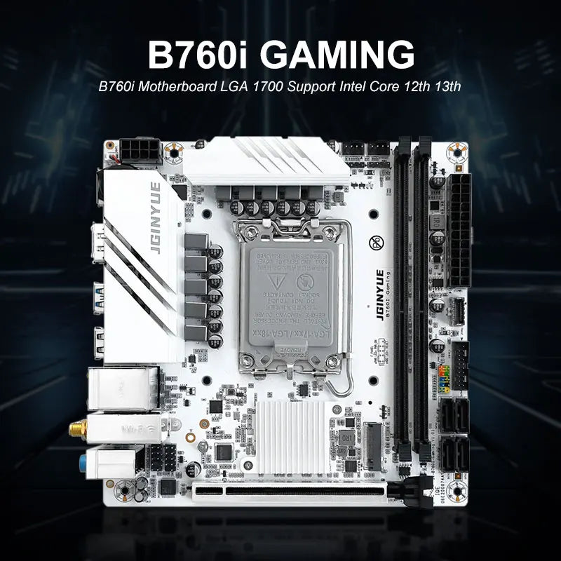 B760i LGA 1700 Motherboard for 12th & 13th Gen Intel CPUs