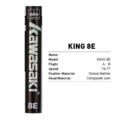 High Durability 8E Speed 76 Goose Feather Shuttle 4 Tube