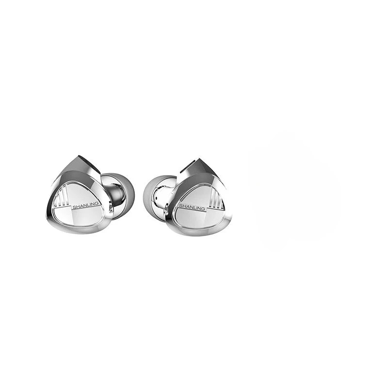 Wired Hi-Res Audio Earbuds with 2DD+1BA Silver
