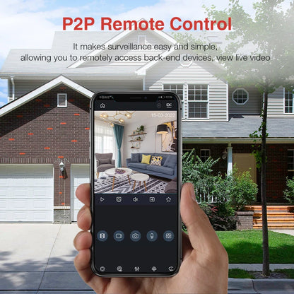 4MP Full-Color Outdoor IP Security Camera Human Detection