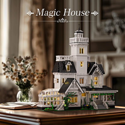 Vintage Architecture Building Blocks Medieval Cottage DIY Construction Kit