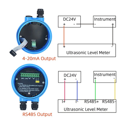 Ultrasonic Level Meter 0–3m 4-20mA RS485
