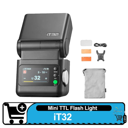 iT32 On-Camera HSS Flash with X5-F Wireless Control