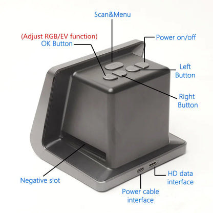 24MP Film & Slide Scanner with 5 Inch LCD Screen