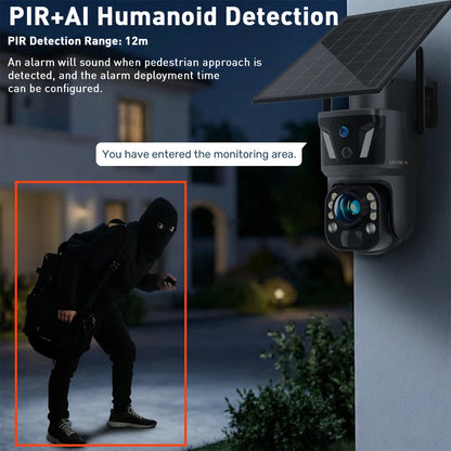 4K WiFi PTZ Security Camera 99X Zoom Outdoor