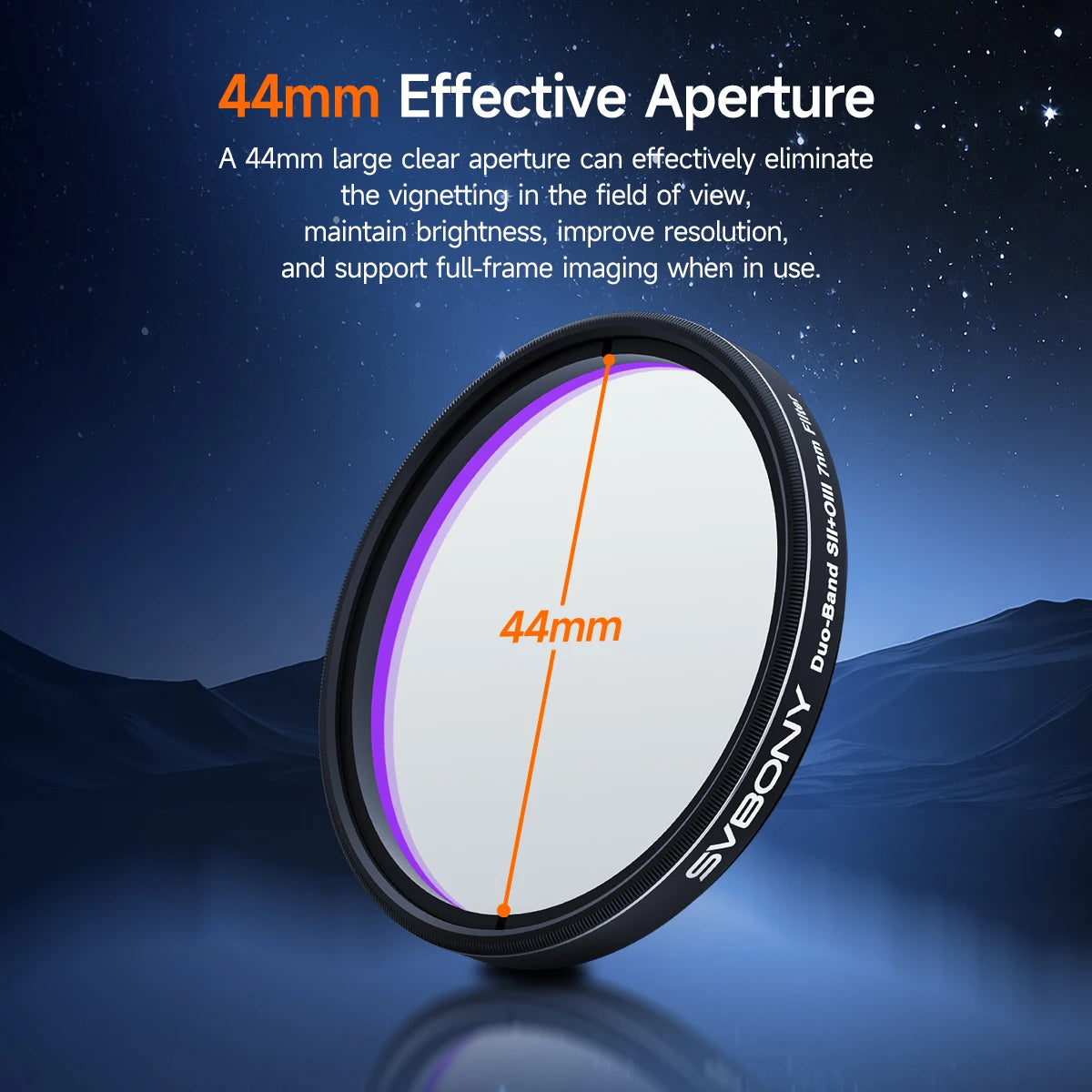7nm Dual-Band SII OIII Nebula Filter for Astrophotography