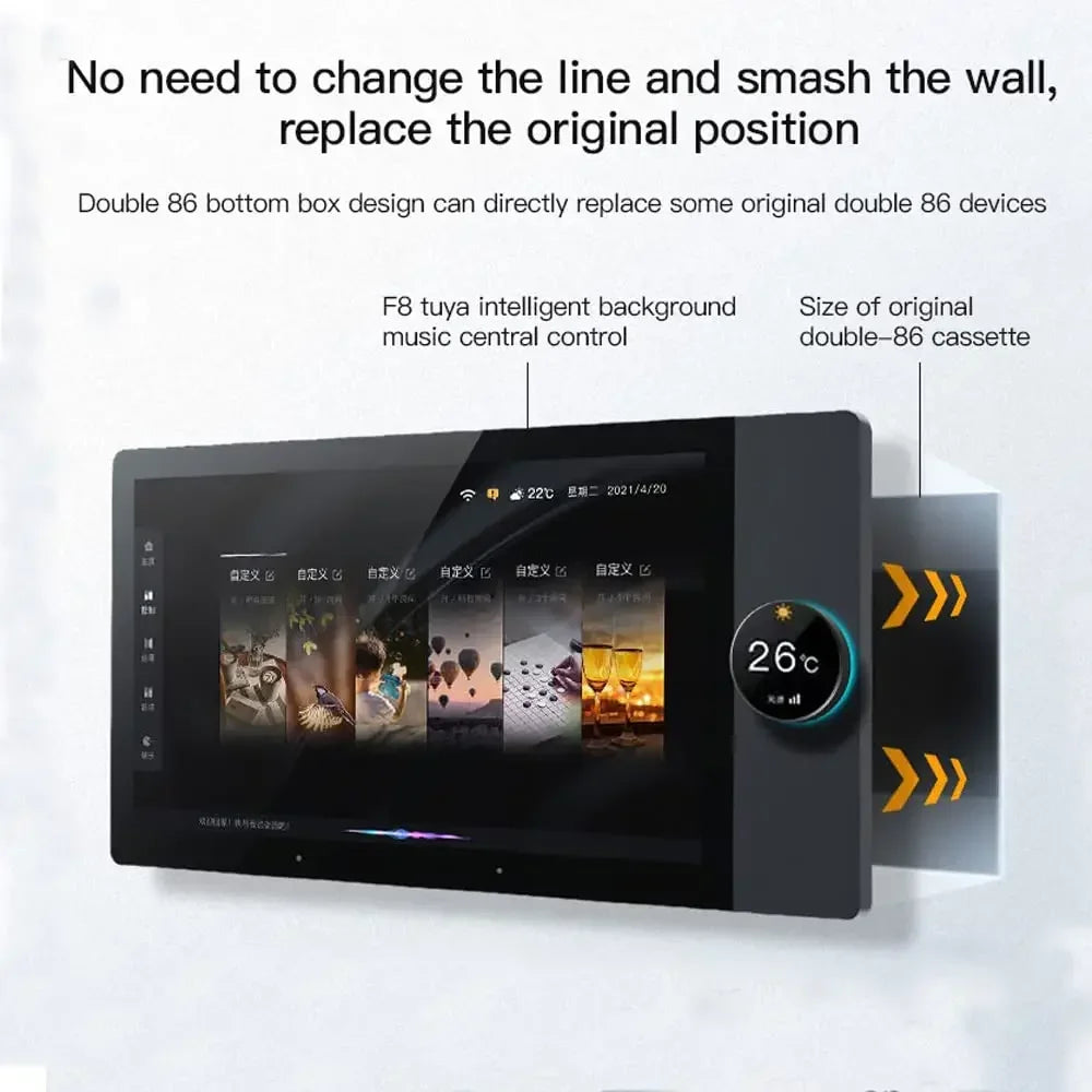 Q10 Smart Home Centre Panel with Knob and ZigBee Gateway