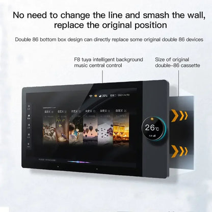 6.8" Smart Home Touch Screen Control Panel with ZigBee Gateway