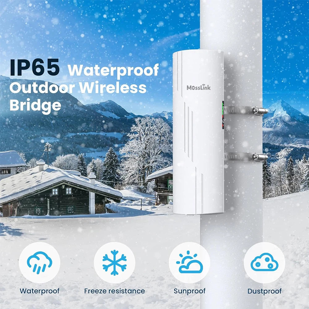Outdoor WiFi Bridge 5KM Long Range Signal Extender Access Point