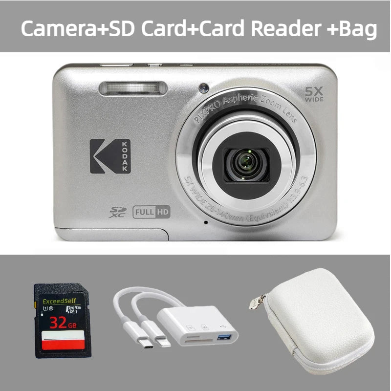 16MP Digital Camera 5X Optical Zoom 1080p Full HD Video