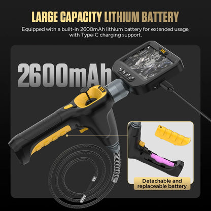 4-Way 360 Degree Articulating Automotive Endoscope 1080p HD