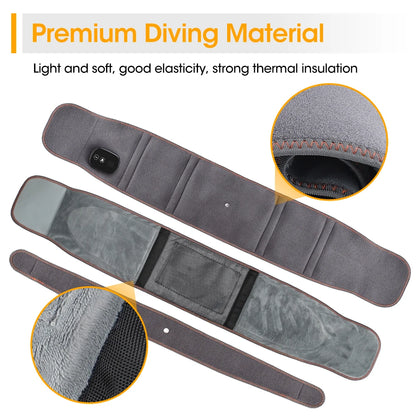 Hot Compress Back Belt with Adjustable Airbag Support