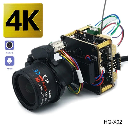 4K 8MP IP Camera Module with Optical Zoom Autofocus