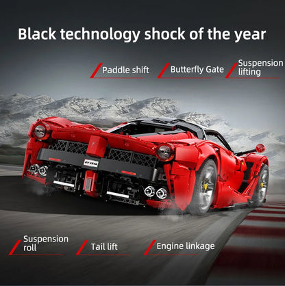 4739PCS Hypercar Building Blocks Set Racing Car Model