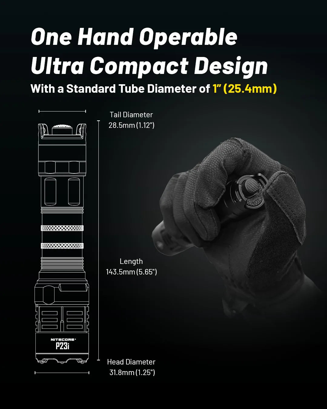 Heavy Duty Military Flashlight 3000LM USB C Rechargeable