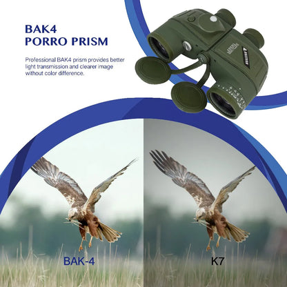 Military Grade 10x50 Binoculars Waterproof Travel Ready