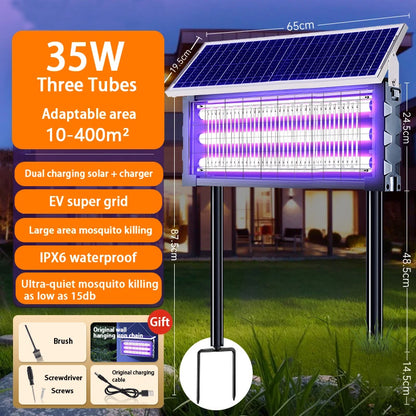 35W Solar LED Mosquito Killer Lamp for Outdoor Garden