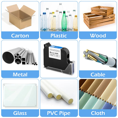25.4mm TIJ Inkjet Printer Cartridge Fast-Drying Waterproof Ink