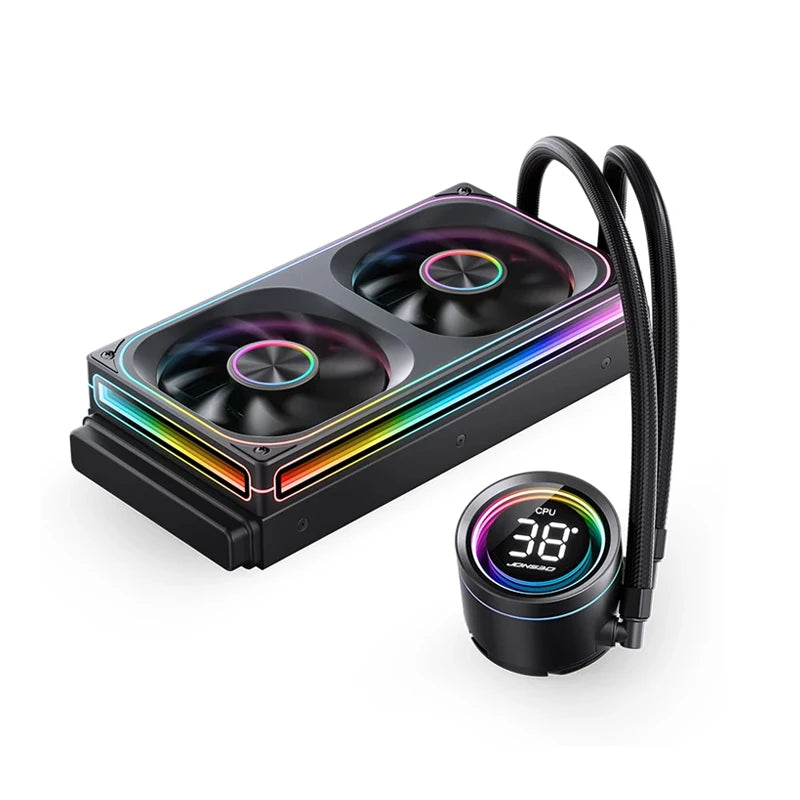 TH240 Black ARGB 240mm AIO Liquid CPU Cooler