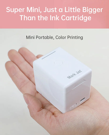 Mini Inkjet Printer 2 Ink Set Portable Printing Machine