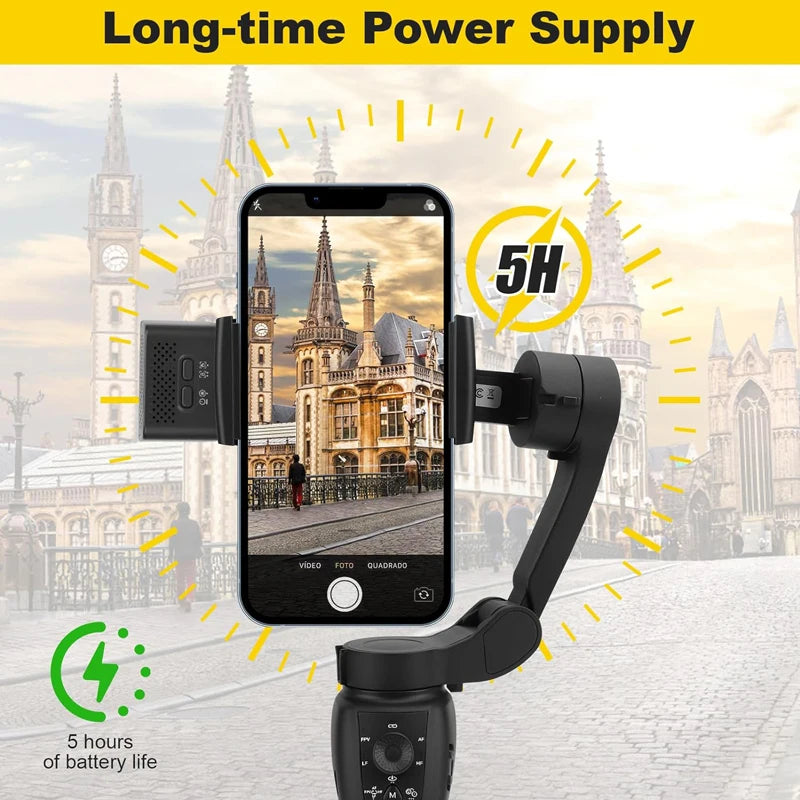 F12 Portable Smartphone Gimbal Selfie Stick with Smart Auto Tracking