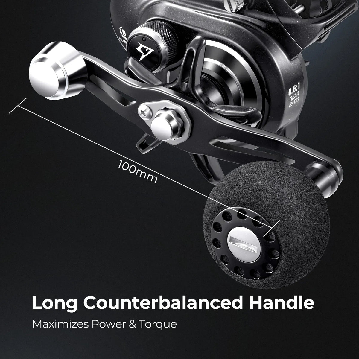 Aluminum Baitcasting Reel 15kg Drag Freshwater Saltwater