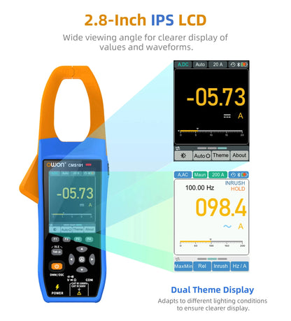 Multifunctional 1000A Clamp Meter Oscilloscope with Bluetooth