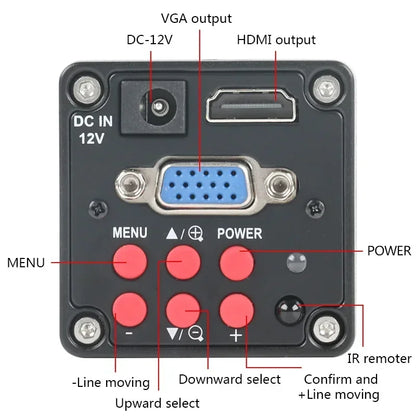 180X HDMI VGA Microscope for SMD and CPU Work