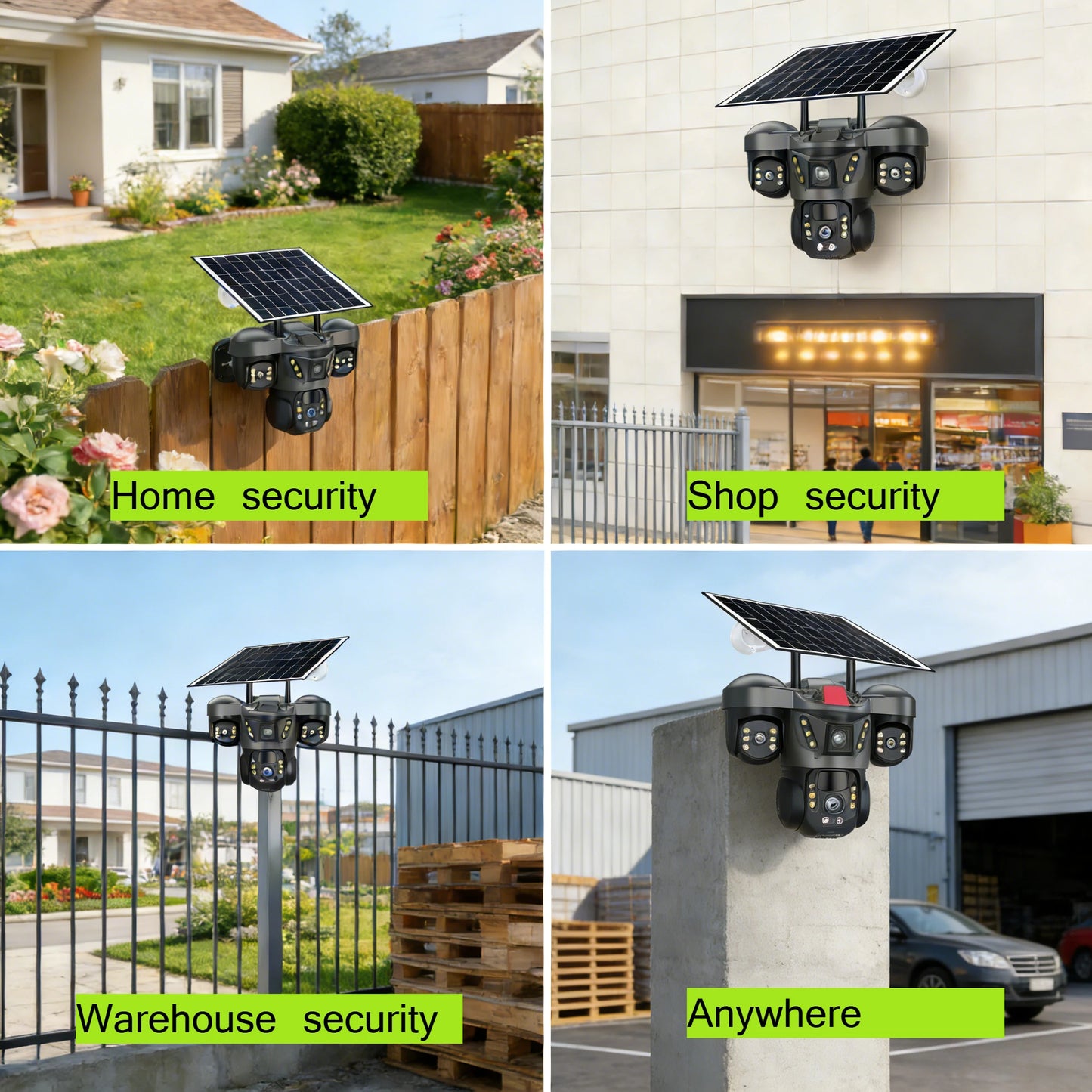 WiFi Solar Camera Motion Detection 32GB