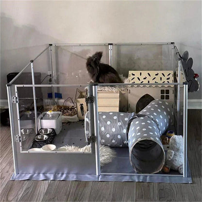Indoor Dog Enclosure 163x102.5x80cm Acrylic Fence